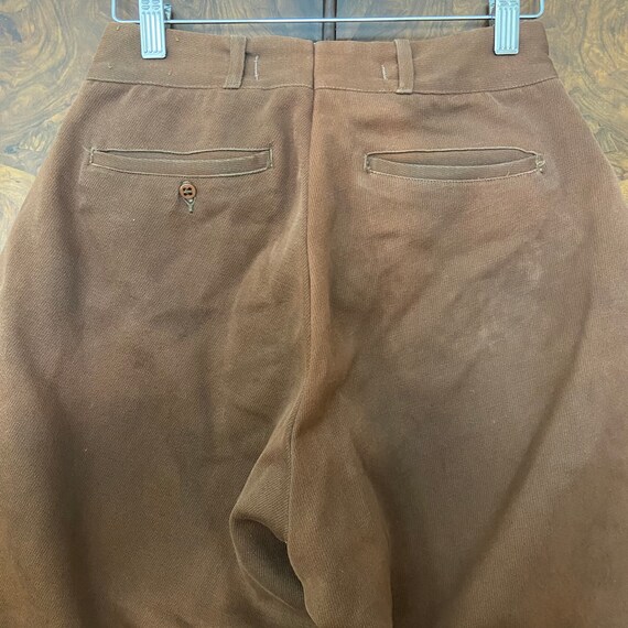 Vintage 1940s Jodhpurs / 27" Waist / Vintage Wool… - image 10