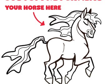 ¡Llaveros de caballos personalizados, hechos a pedido!