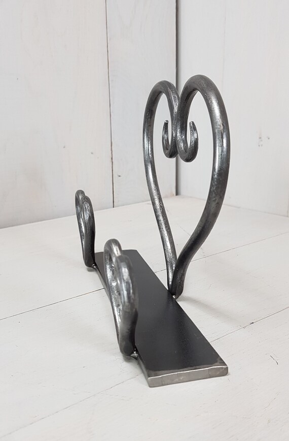 Heart Letter Rack Blacksmith Made Mother S Day Etsy