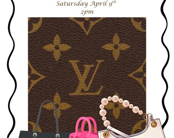Designer Bag Fundraiser Purse Party Digital Invite