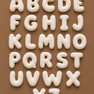 3D Printed Alphabet Letters Set 4-5 Inch | A-Z Wall Decor | Kids Learning Room Decor | Homeschool Classroom Decor | Montessori Inspired