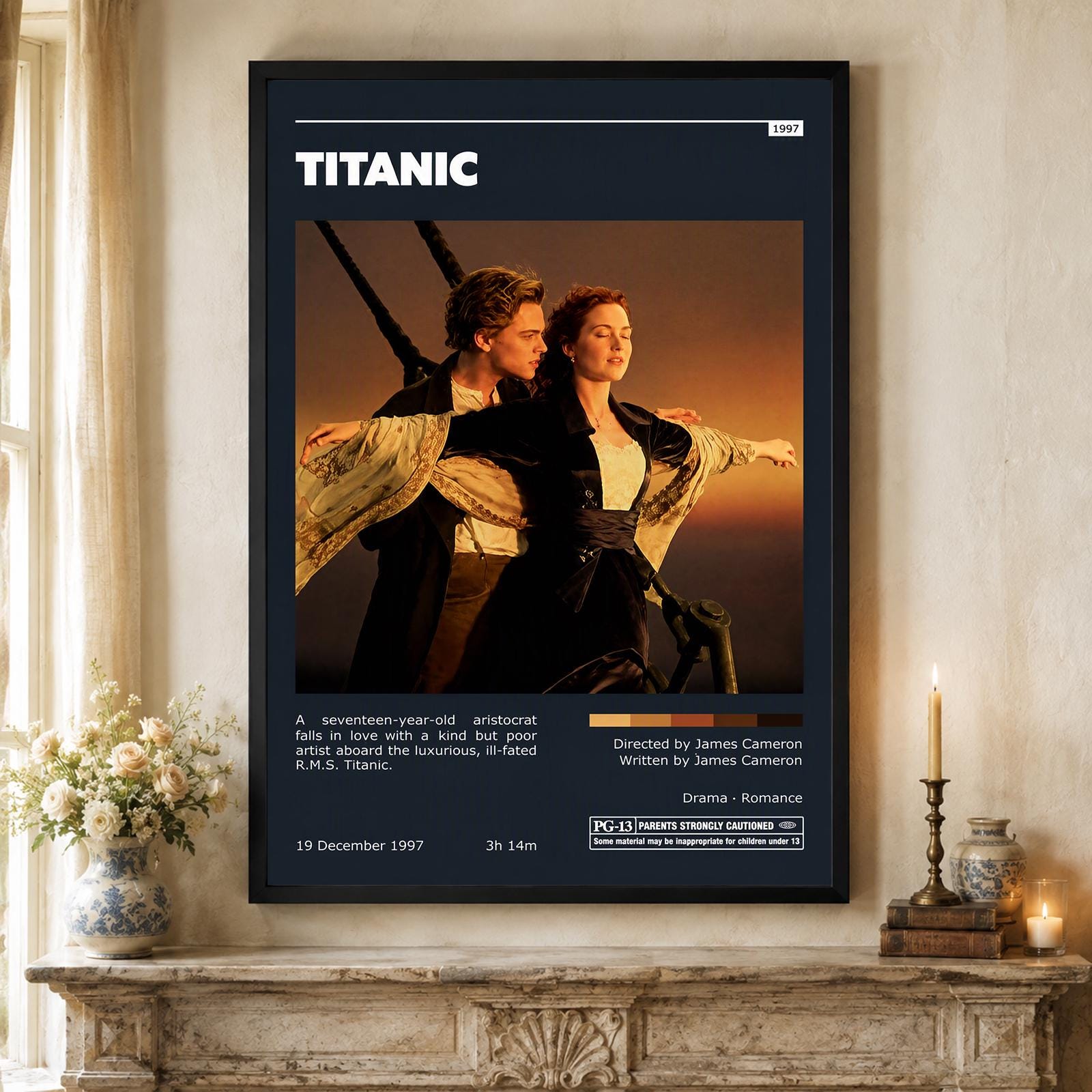 Titanic movie poster - Etsy 日本