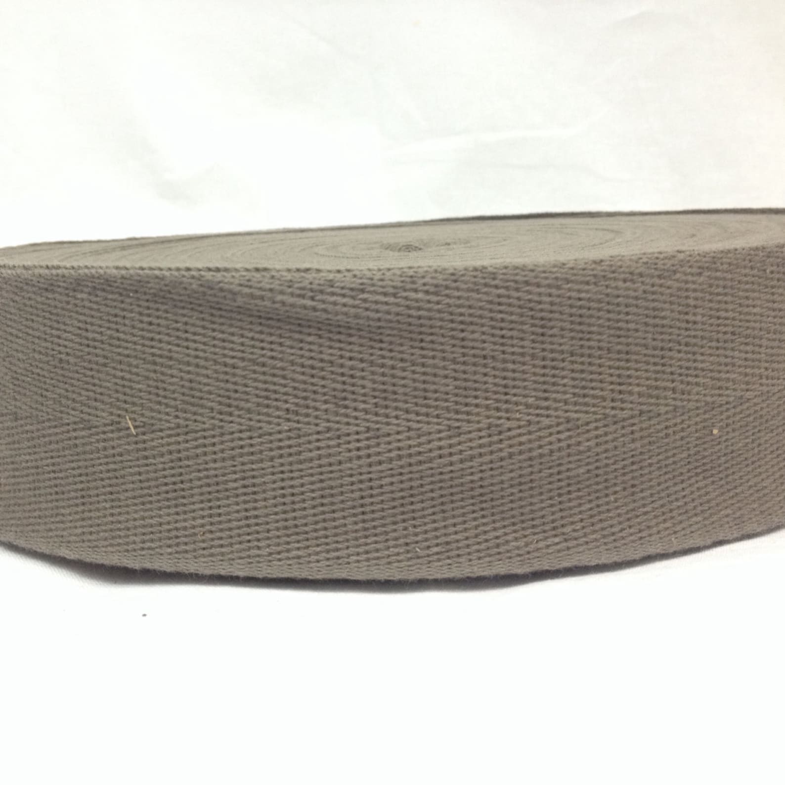 Cotton Twill Tape 2 Inches Wide 12 Yards Long Gray Grey Etsy