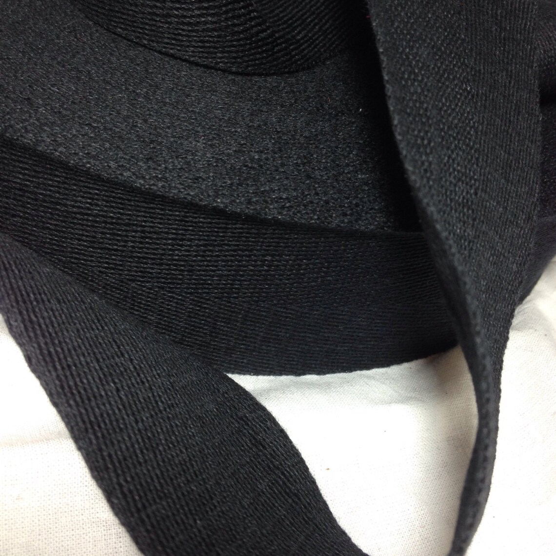 Black Binding Cotton Twill Tape 2 inches wide 3 yards long Etsy