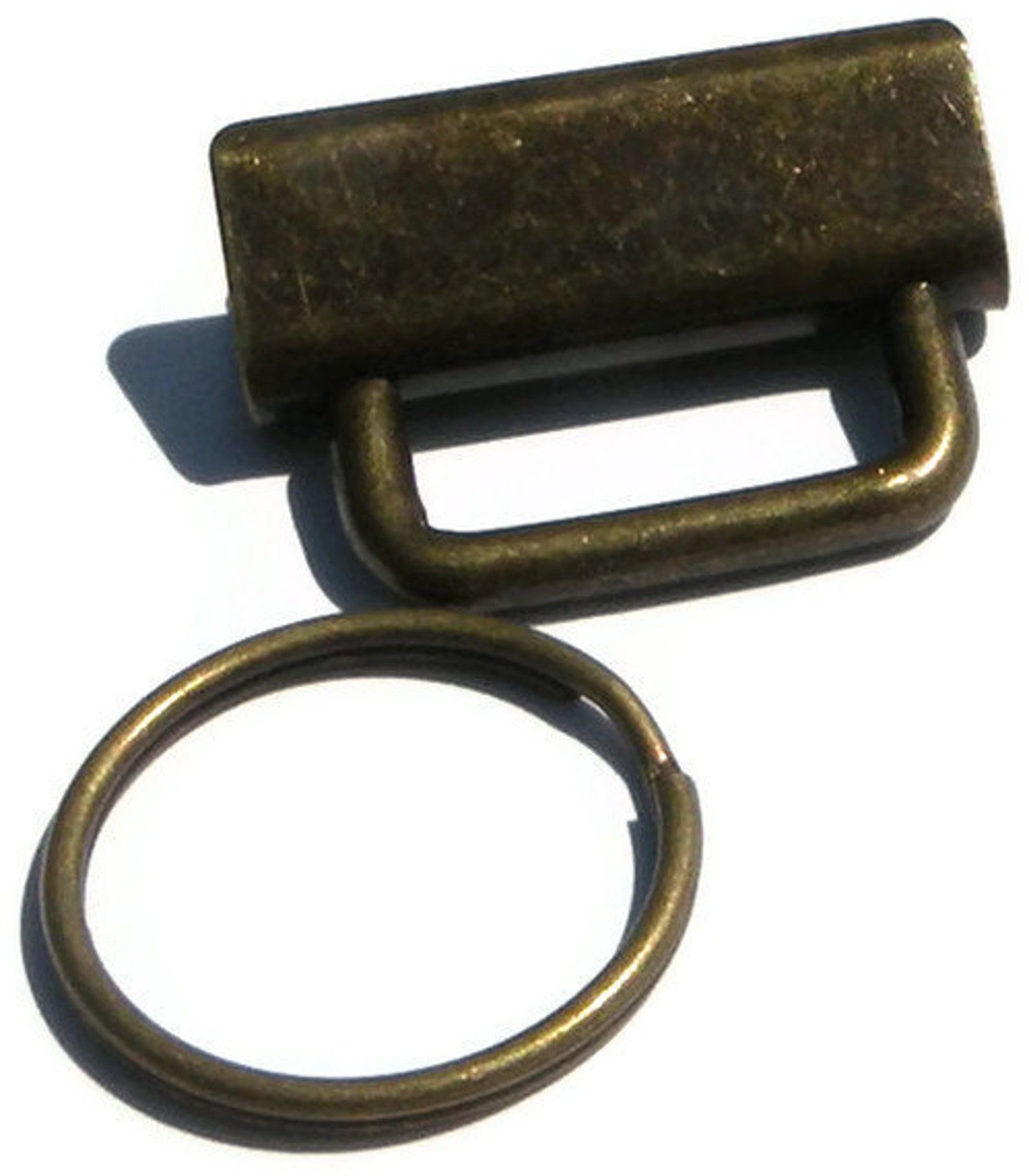 Key Fob Hardware Key Chain 1.25 Inch Antique Brass 25 Sets Etsy