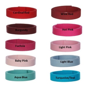 12 yards of 1.25 Cotton Webbing You Pick Colors Key Fobs Belts Purse Bag Straps Leash