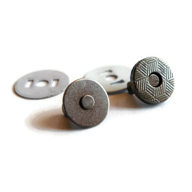 Extra Thin Snaps 60 Sets 14mm 2 Mm Gunmetal Gray Grey Etsy