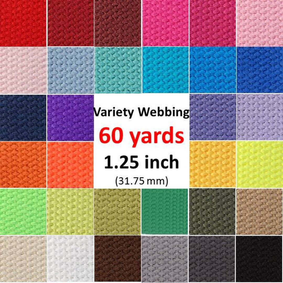 60 Yards Cotton Webbing Wholesale Key Fobs Purse Strap - Etsy