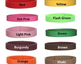 1 inch Cotton Webbing 6 yards You Pick Colors Key Fobs Belts Purse Bag Straps Leash