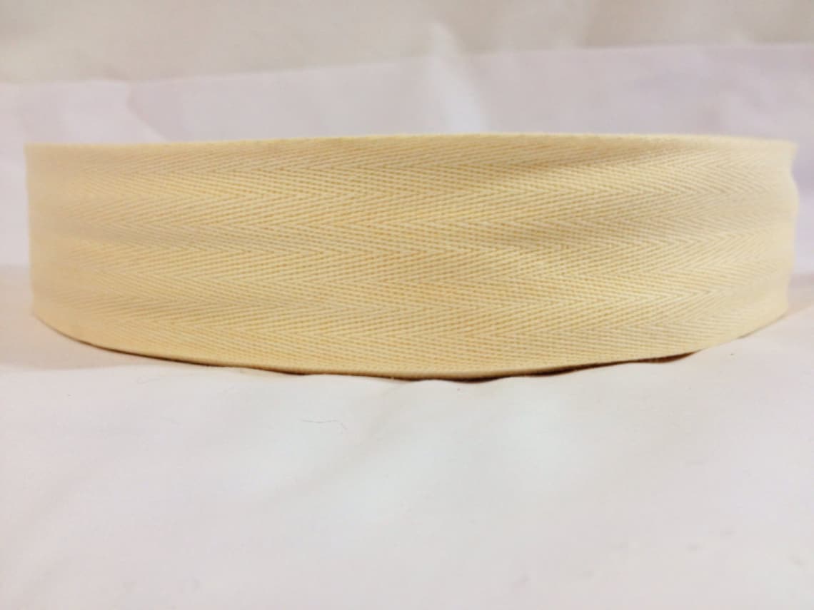 2 Inch Cotton Twill Tape 10 Yards Long Natural Cream Etsy