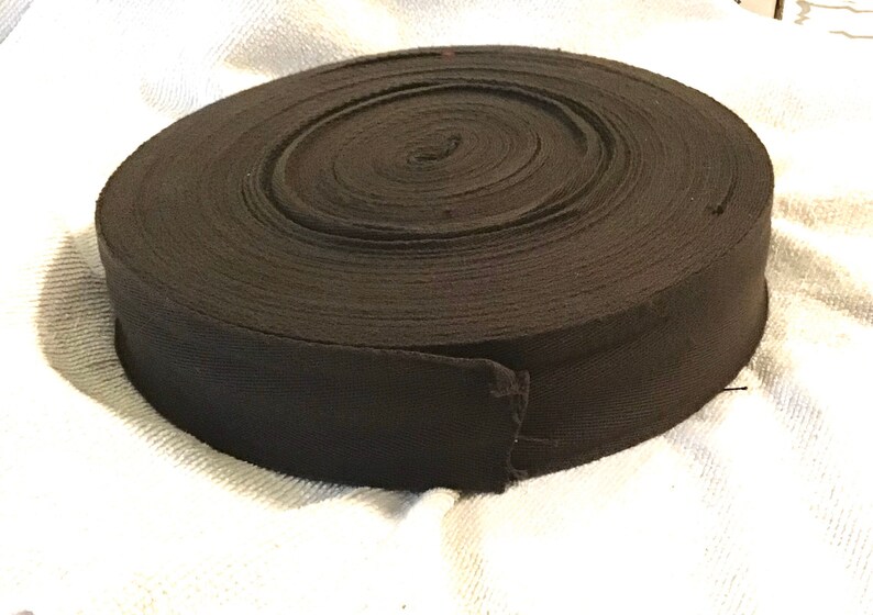 Cotton Twill Tape 2 Inches Wide 4 Yards Long Chocolate Brown Etsy