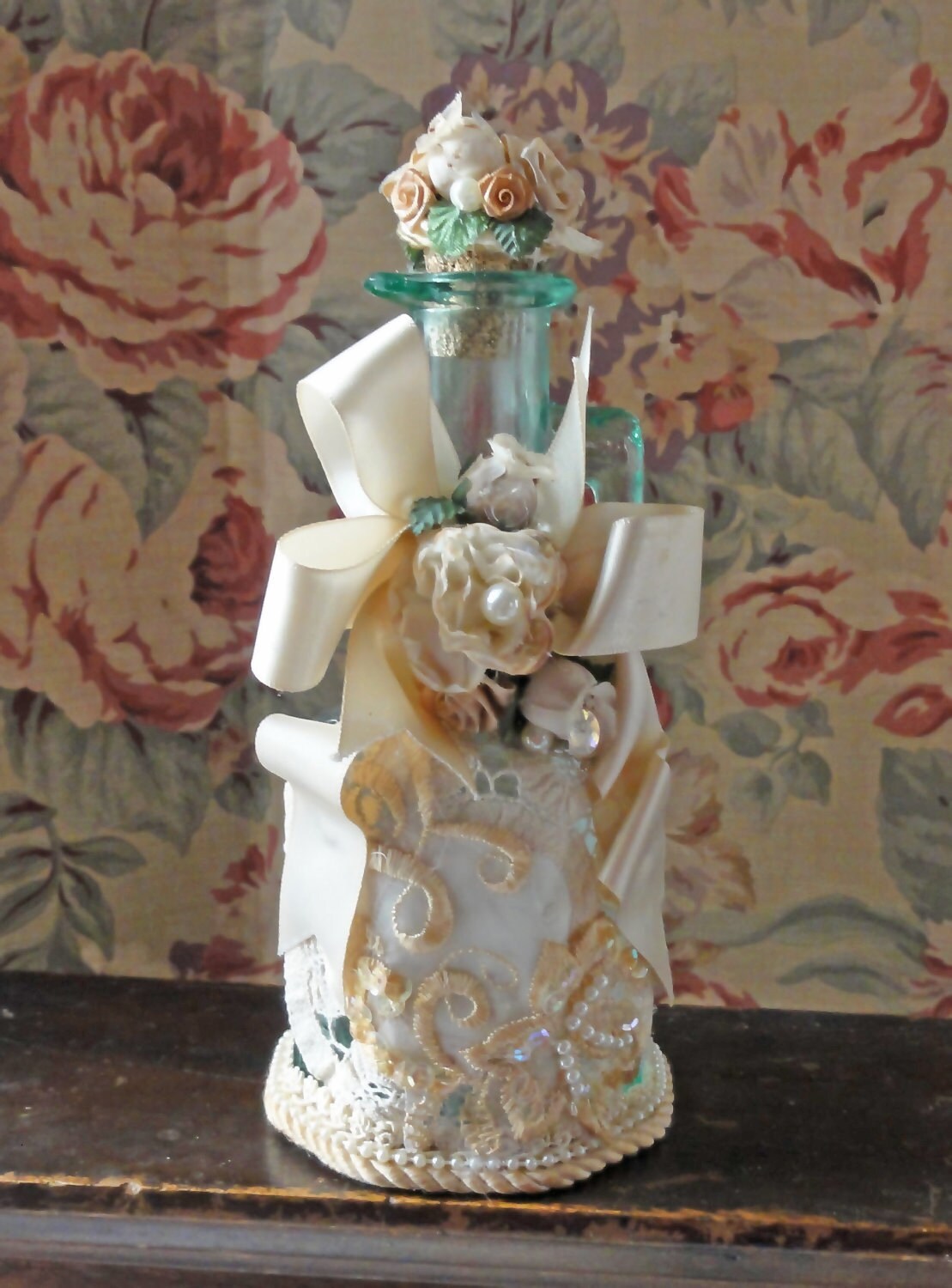 Victorian Perfume Bottle / Cruet Keepsake Etsy