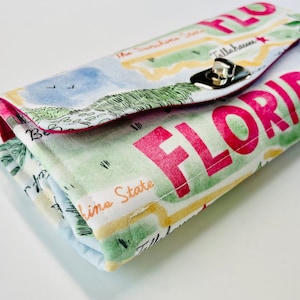 Clutch Wallet, Cell Phone Holder, Modern Wallet, Clutch Purse, Necessary Clutch Wallet, Florida