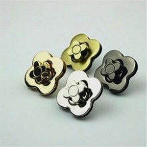 Turn lock, Flower turn lock, purse lock