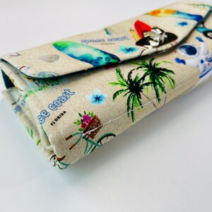 Space Coast, Clutch Wallet, Cell Phone Holder, Modern Wallet, Clutch Purse, Necessary Clutch Wallet