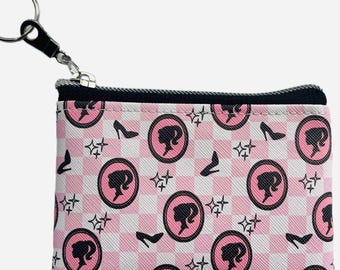Keychain Wallet, Keychain Pouch, Mini Wallet, Vegan Leather, Christmas, Stocking Stuffer