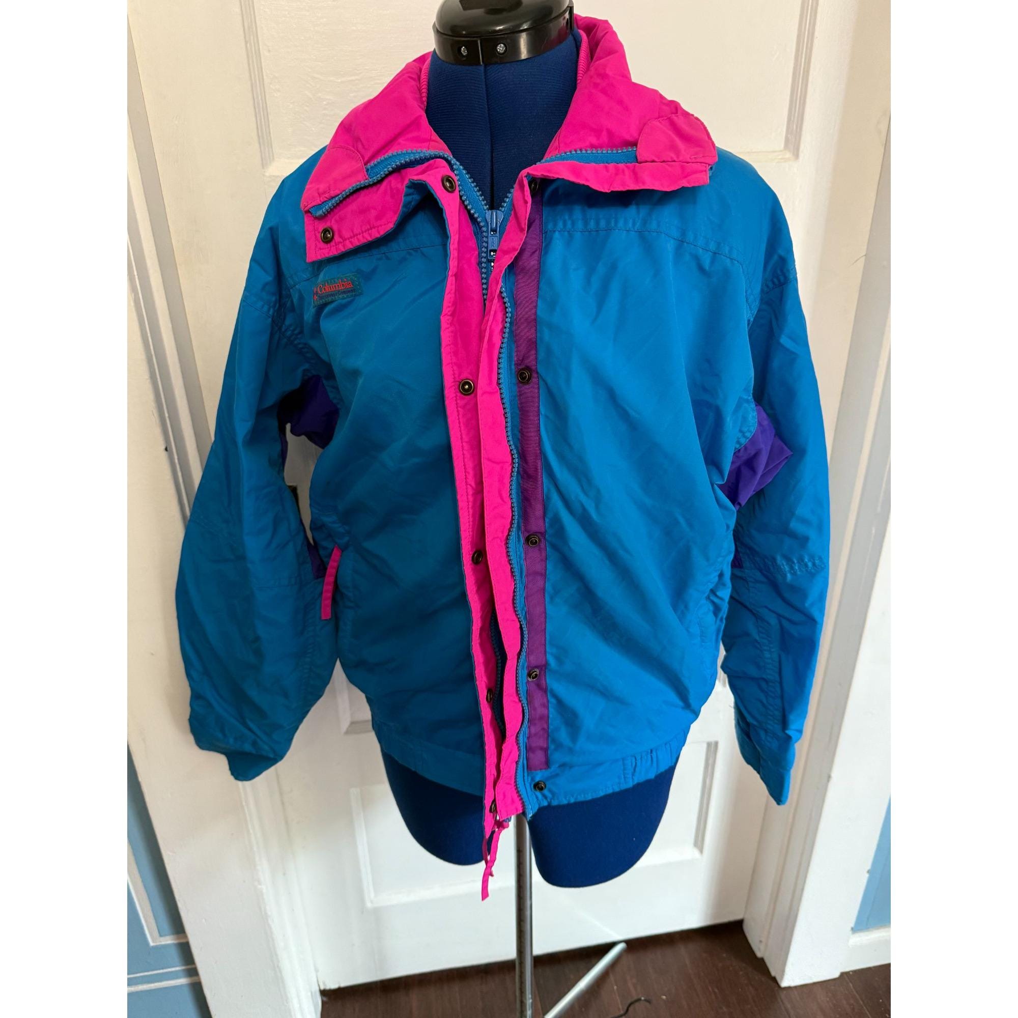 Veste Coupe-vent Columbia Rouge/bleu/blanc, Taille S, Modèle Mighty Lite - Neuf Avec étiquettes