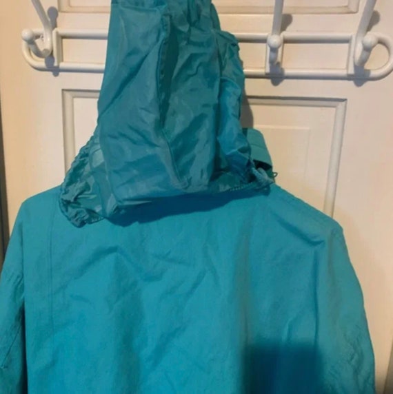 Lifes Adventures Dash Vintage Blue Zip Jacket With Hidden Hood Size Large -   Hong Kong