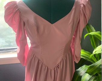 second hand 80s bridesmaid dress