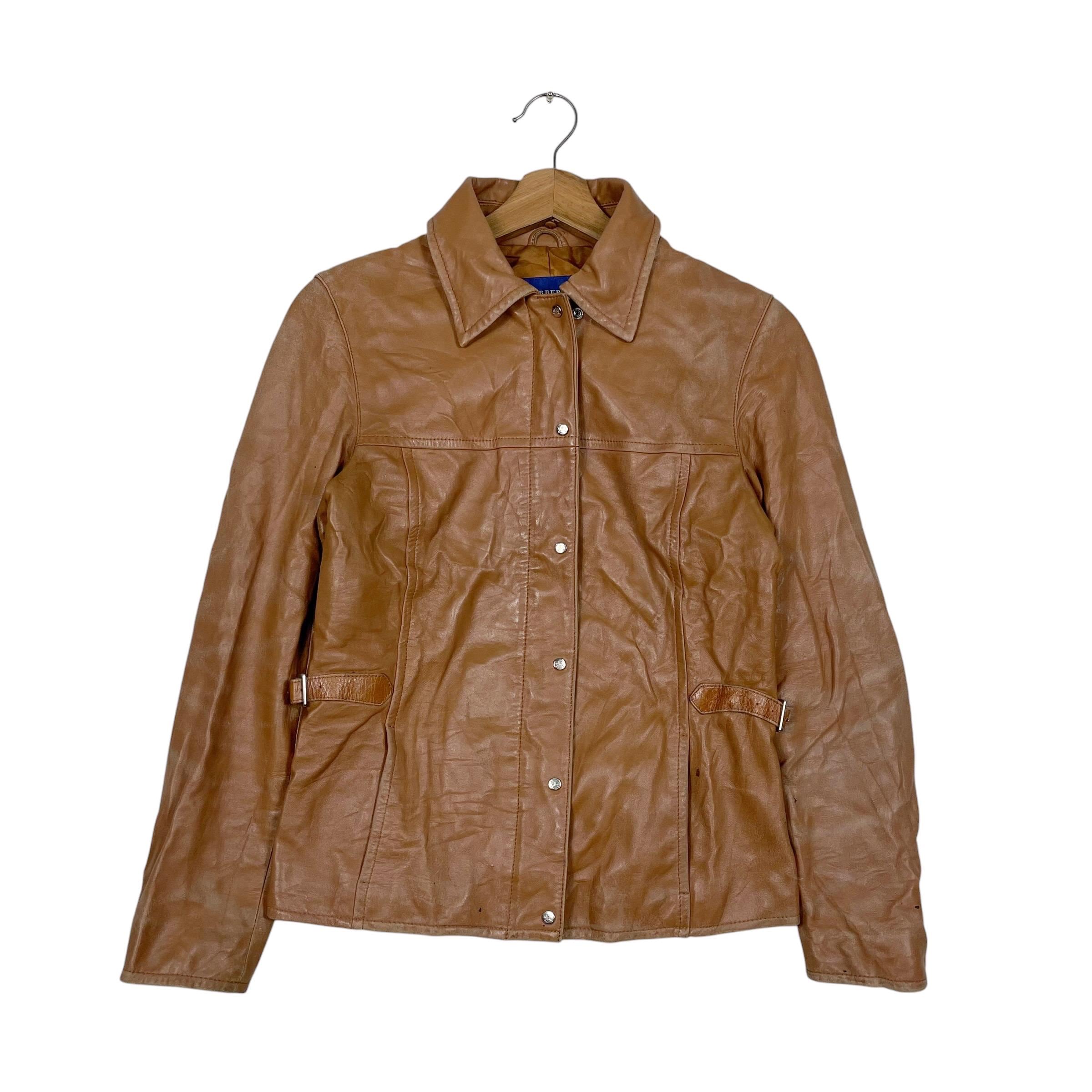 Agnes B Leather Jacket Coat - Etsy