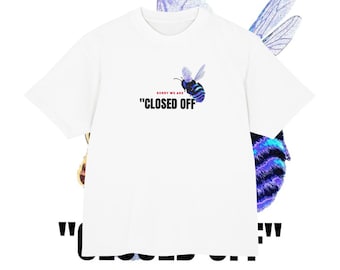 JuiceBoxClub Presents "Closed Off" T-Shirt | Graphic Bee Chest and Back Print