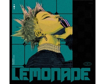 Lemonade Retro Punk Portrait Poster - JuiceBoxClub | Matte Vertical Poster