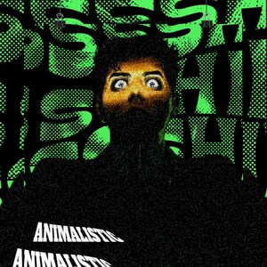 JuiceBoxClub Presents: "Animalistic" Pop Art Matte Vertical Poster | Green Halftone Background image 2