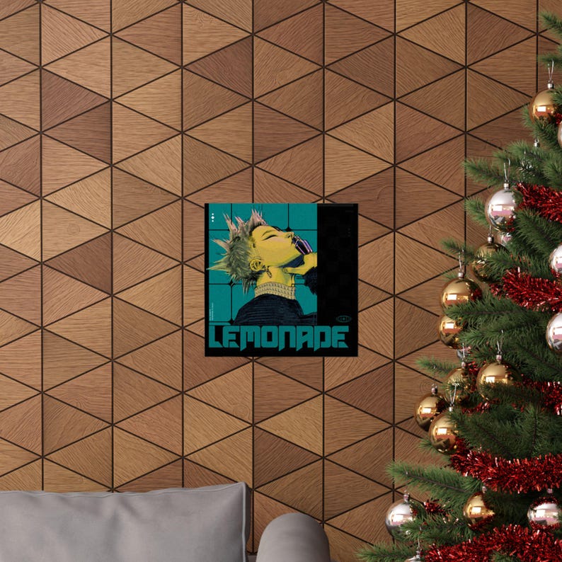 Lemonade Retro Punk Portrait Poster - JuiceBoxClub | Matte Vertical Poster image 4