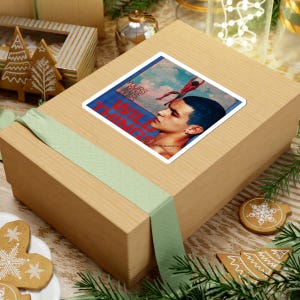 Wild Things album art Sticker | Kiss-cut vinyl sticker, retro portrait design 画像 6