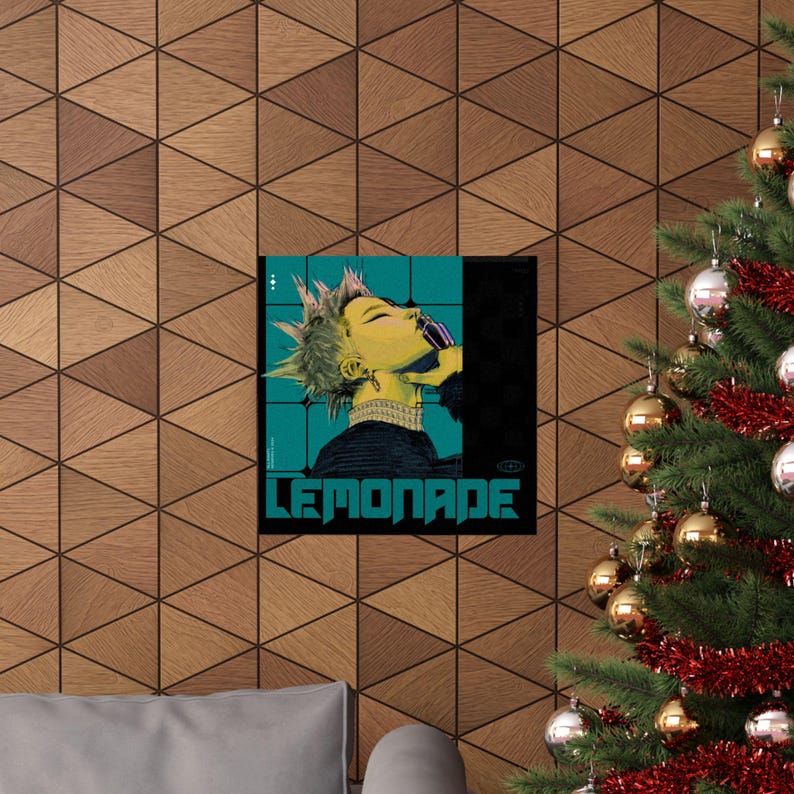 Lemonade Retro Punk Portrait Poster - JuiceBoxClub | Matte Vertical Poster image 11