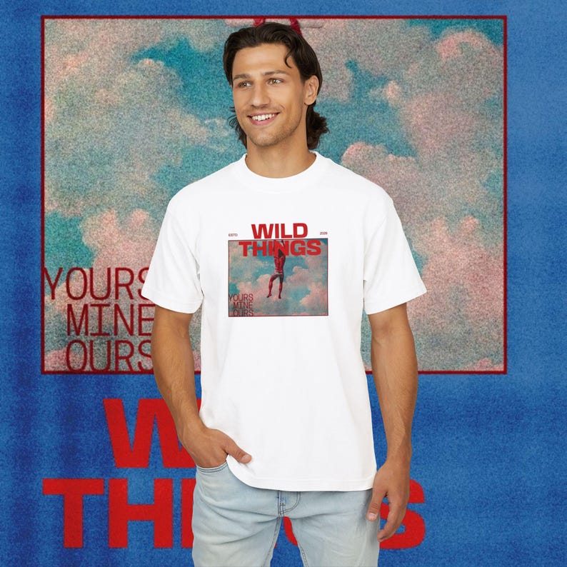 JuiceBoxClub prezentuje: Koszulka z grafiką „Wild Things” | zdjęcie surfera w stylu vintage, kolaż retro zdjęcie 5