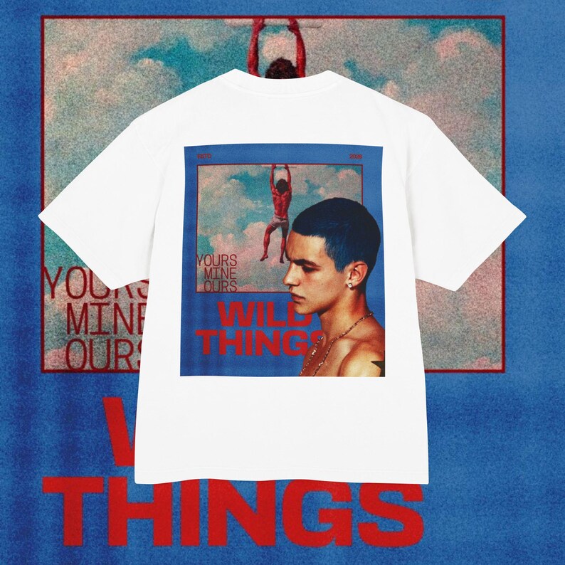 JuiceBoxClub prezentuje: Koszulka z grafiką „Wild Things” | zdjęcie surfera w stylu vintage, kolaż retro zdjęcie 2