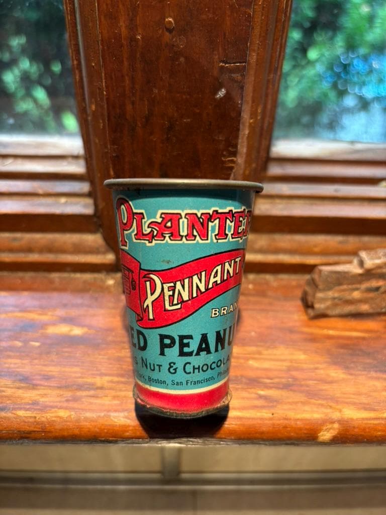 Antique Planters Peanut Tin - Etsy