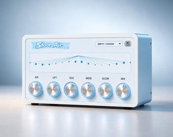 Plugin VST3 Sfoor Air para macOS: Claridad, amplitud y presencia.