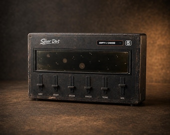 Plugin VST3 Sfoor Dirt para macOS: textura de saturación y efecto lo-fi.
