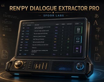 RenPy Dialogue Extractor Pro - Herramienta de localización de novelas visuales