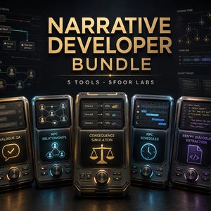 Sfoor Narrative Developer Bundle - 5 Offline Game Design Tools