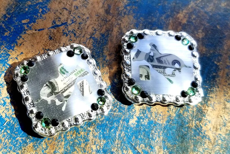 western accessories bridle rosettes bling concho Barrel racer conchos custom conchos unique concho barrel racer