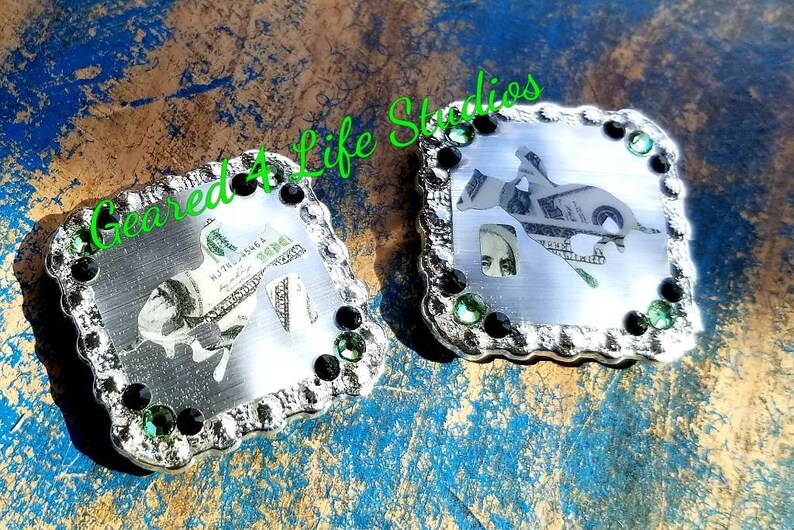 western accessories bridle rosettes bling concho Barrel racer conchos custom conchos unique concho barrel racer