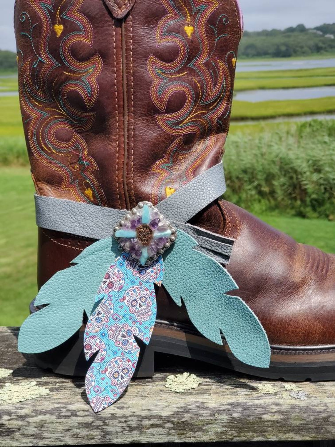 Western boot bling cuff boot accessories western boot bling Etsy