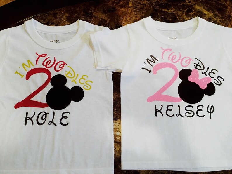 mickey mouse 2nd birthday shirt