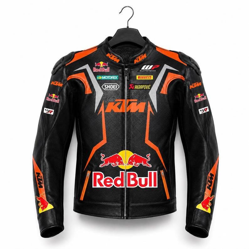 Red bull leather racing jacket - Etsy 日本
