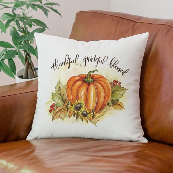 Grateful Pillow Etsy