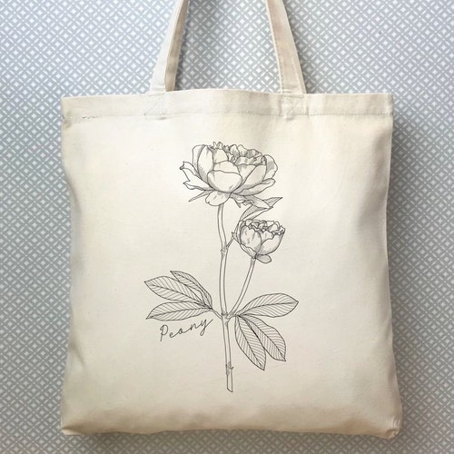 Floral Tote Bags Reusable Grocery Bags Floral Gift Bags Floral Etsy