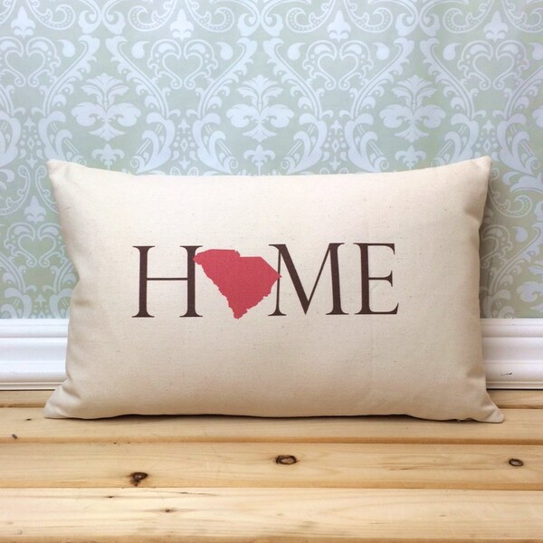 South Carolina Pillow Etsy