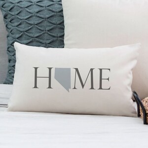 Nevada Home State Lumbar Pillow Cover with optional pillow insert