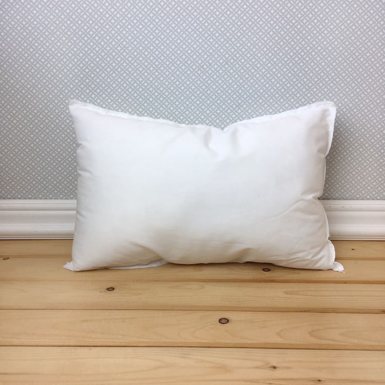 Oblong Pillow Insert Only Additional Pillow Form Lumbar Etsy