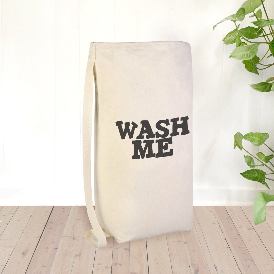 Large Laundry Bag, Wash Me Laundry Bag, College Student Gift, Dorm Room
