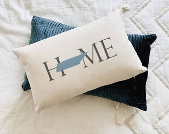 Tennessee Home State Lumbar Pillow Cover with optional pillow insert