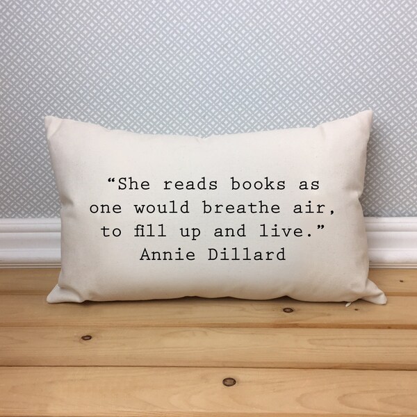Book Lover Pillow Etsy